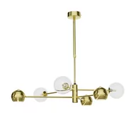 Lampy sufitowe - Lampa wisząca z kulistymi kloszami, do sypialni JUP 1964 z serii MOKA - miniaturka - grafika 1