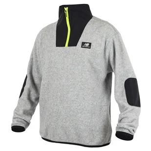 Bluza New Balance MT23527GML - szara - Bluzy sportowe męskie - miniaturka - grafika 1