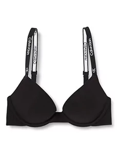 Calvin Klein Push Up Plunge Biustonosz o kroju plunge Kobiety, Black (Black 001), 105D - Biustonosze - miniaturka - grafika 1