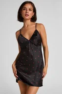 Bielizna nocna - Hunkemöller Halka Chelsey Czarny - miniaturka - grafika 1