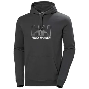 Męska Bluza HELLY HANSEN NORD GRAPHIC PULL OVER HOODIE 62975_981 – Czarny - Bluzy męskie - miniaturka - grafika 1