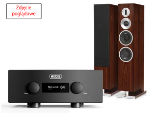 Hegel H600 (czarny) + Response K6 (mahoń) - Zestawy stereo - miniaturka - grafika 1