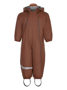 mikk-line Kombinezon zimowy w kolorze brązowym - Pajacyki dla niemowląt - miniaturka - grafika 1