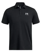 Koszulki męskie - Koszulka męska polo UNDER ARMOUR Icon czarna - miniaturka - grafika 1