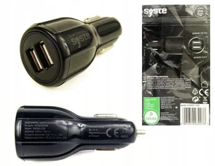 Ładowarka samochodowa 2 USB 3A 12V/24V szybkie ładowanie QC 3.0 Dekra Syste - Ładowarki samochodowe - miniaturka - grafika 1