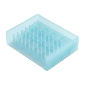 Mydelniczki i dozowniki mydła - Niebieska mydelniczka YAMAZAKI Float - miniaturka - grafika 1