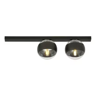 Emibig Fit lampa sufitowa 2-punktowa czarna/stripe 1123/2 1123/2 - Lampy sufitowe - miniaturka - grafika 1
