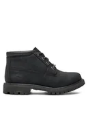 Botki damskie - Timberland Trapery Af Nellie Chukka 23398 Czarny - miniaturka - grafika 1