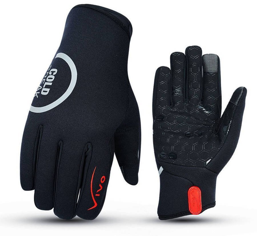 VIVO Zimowe Rękawiczki Rowerowe Sportowe Długie - M