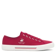 Trampki męskie - Tenisówki Beverly Hills Polo Club M-24MVS5012 Czerwony - miniaturka - grafika 1