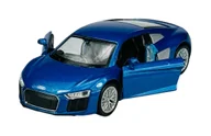 Samochody i pojazdy dla dzieci - WELLY 2016 AUDI R8 V10 NIEBIESKI 1:34 43712 - miniaturka - grafika 1