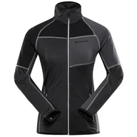 Bluzy sportowe damskie - Bluza damska Alpine Pro Onneca 2 Rozmiar: M / Kolor: czarny - miniaturka - grafika 1
