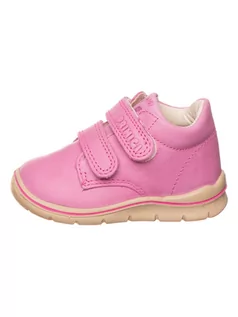Buciki dla niemowląt - Primigi Skórzane sneakersy w kolorze różowym - grafika 1