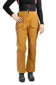 Spodnie damskie - Salewa Spodnie trekkingowe damskie wodoodporne Sella Free 3L PTX Women brązowe 36_S - miniaturka - grafika 1
