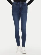 Spodnie damskie - Noisy May Jeansy Callie 27031755 Granatowy Skinny Fit - miniaturka - grafika 1