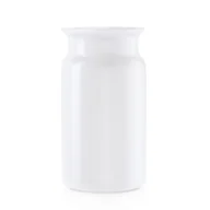 Wazony i flakony - Słój wazon szklany dekoracyjny biały Ślub Komunia 30 cm - miniaturka - grafika 1