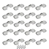 Zawiasy, okucia i inne akcesoria - Zawiasy do szafek ukryte, zawiasy wpuszczane, zawiasy do drzwi szafek ze śrubami, 4 cale, 20 szt. - miniaturka - grafika 1