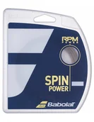 Tenis ziemny - Naciąg Babolat Rpm Spin Power 12M 1.25Mm Brązowy - miniaturka - grafika 1