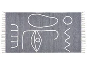 Dywany - Dywan 80x150 cm szary YAVU - miniaturka - grafika 1