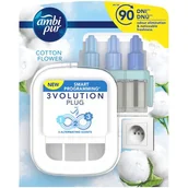 Odświeżacze powietrza - Ambi Pur 3volution Cotton Flower urządzenie+wkład 20ml - miniaturka - grafika 1
