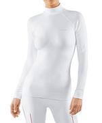 Bluzki damskie - Falke Damska koszulka z długim rękawem Maximum Warm Turtle biały biały L 33079 - miniaturka - grafika 1