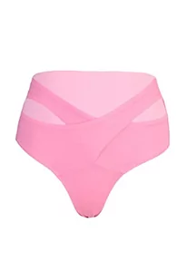 Trendyol Damski dół od bikini z wysokim stanem normalny Trotter, różowy, 36, różowy, 38 - Stroje kąpielowe - miniaturka - grafika 1