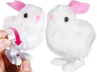 Figurki dla dzieci - NAKRĘCANY ZAJĄCZEK NAKRĘCANY KICAJĄCY 9CM Zabawka dla dzieci Mały Zając - miniaturka - grafika 1