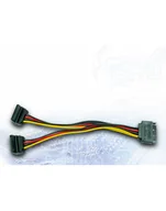 Kable komputerowe i do monitorów - INTER-TECH   ADAPTER 1XS-ATA -> 2X S-ATA, 0,15M RETAIL (88885532)  (88885532) - miniaturka - grafika 1