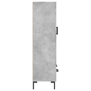 Wysoka szafka, szarość betonu, 69,5x31x115 cm Lumarko! - Szafki do salonu Wysoka szafka, szarość betonu, 69,5x31x115 cm Lumarko! - Szafki do salonu - miniaturka - grafika 8