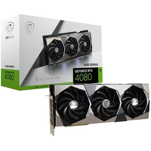 MSI GEFORCE RTX 4080 16GB SUPRIM - Karty graficzne - miniaturka - grafika 1