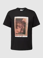 Koszulki męskie - T-shirt z nadrukiem z logo model ‘PHOTO’ - miniaturka - grafika 1