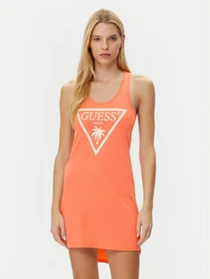 Guess Sukienka codzienna E3GP03 JA914 Biały Regular Fit - Sukienki - miniaturka - grafika 1
