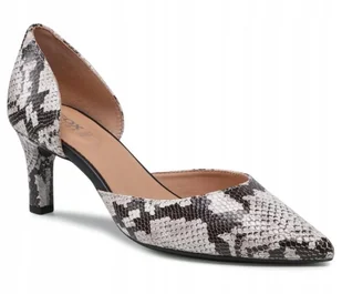 GEOX CZÓŁENKA DAMSKIE WE WZÓR SKÓRZANE 37 Ż5R - Czółenka - miniaturka - grafika 1