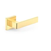 Klamki - Metal-Bud Klamka Rumba na rozecie kwadratowej złota - miniaturka - grafika 1