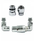 Zawory i kraniki - Zawór termostatyczny trójosiowy Vision chrom prawy GZ1/2 - miniaturka - grafika 1