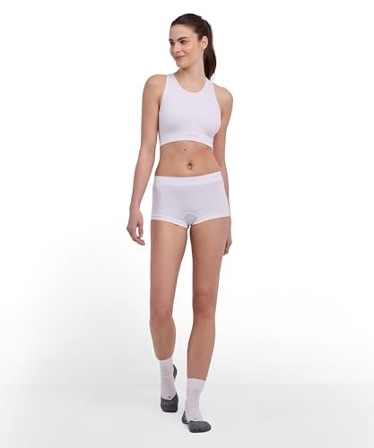 FALKE Kobiety Biustonosz sportowy Support W Sb materiał funkcyjny do średniego poziomu aktywności 1 Sztuka, Biały White 2000, XL