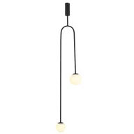 Lampy sufitowe - Lampa wisząca LOOP czarna 123 cm - ST-8928S black - Step Into Design - miniaturka - grafika 1