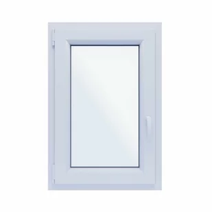 Okno PCV 2-szybowe fasadowe O4 białe 565x835 mm otwierane do wewnątrz lewe 5901171274458 - Okna - miniaturka - grafika 1