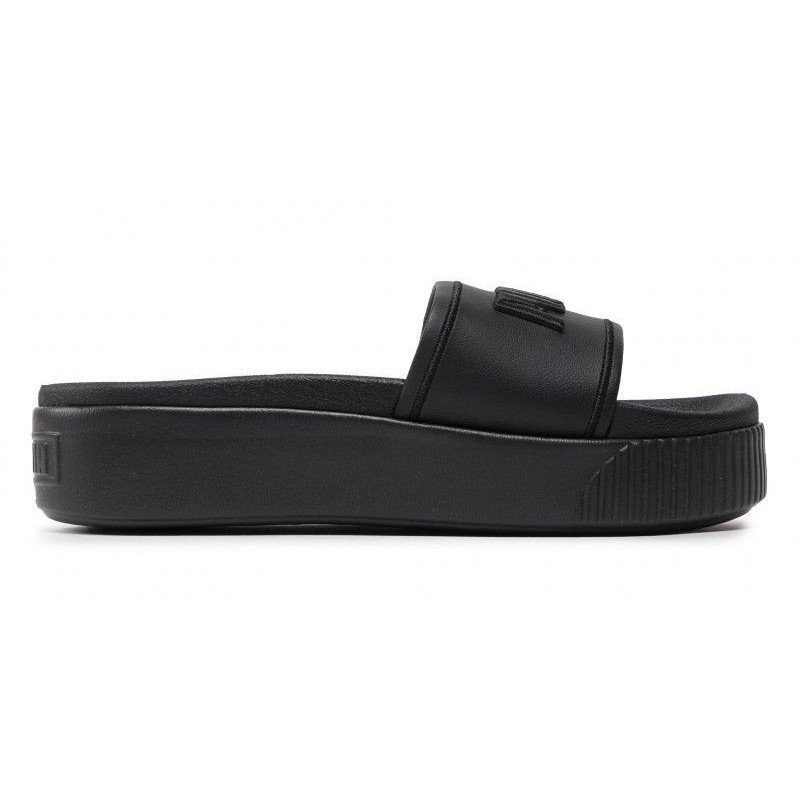 Puma klapki sportowe czarne Platform Slide 384201-01 40,5