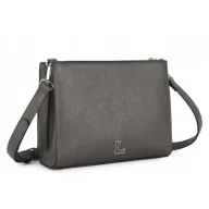 Torebki damskie - Torebka Damska Listonoszka LUIGISANTO Szara Eko - miniaturka - grafika 1