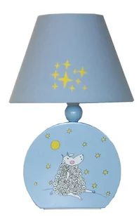 Candellux Lampka nocna dziecięca niebieska owieczka 40W E14 Dolly 41-25206 41-25206 - Lampy stojące - miniaturka - grafika 1