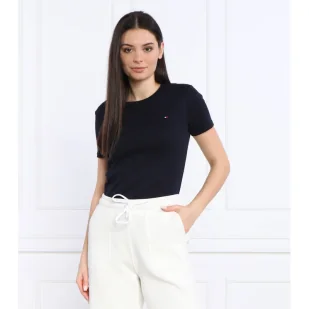 Tommy Hilfiger T-shirt | Regular Fit - Koszulki i topy damskie - miniaturka - grafika 1
