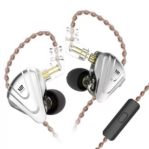 KZ ZSX Terminator Metal 5BA 1DD HIFI with Mic- Black - Słuchawki - miniaturka - grafika 2