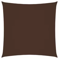 Parasole ogrodowe - vidaXL Kwadratowy żagiel ogrodowy, tkanina Oxford, 4,5x4,5 m, brązowy 135800 - miniaturka - grafika 1
