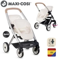 Wózki dla lalek - SMOBY Maxi Cosi spacerówka dla bliźniąt beż 253222 - miniaturka - grafika 1