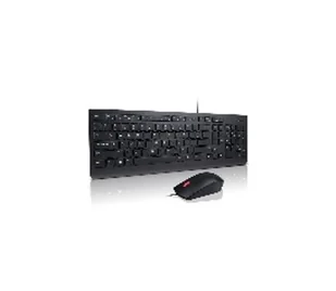 Lenovo 4X30L79921 klawiatura Dołączona myszka Uniwersalne USB QWERTY British English Czarny - Zestawy myszka + klawiatura - miniaturka - grafika 1