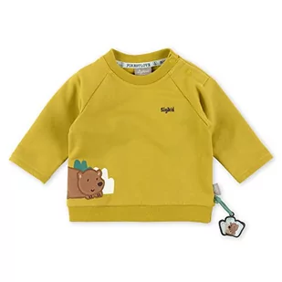 Sigikid Bluza chłopięca z bio-bawełny, zielona, 74 - Bluzy dla chłopców - miniaturka - grafika 1