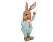 Ozdoby bożonarodzeniowe - Ceramiczna figurka dekoracyjna wielkanocna zając - miniaturka - grafika 1