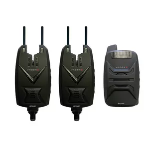 Sonik Sygnalizator + Centralka Vaderx Bite Alarm Set 3+1 (R B G)- Sygnalizatory Brań - Wędki - miniaturka - grafika 1