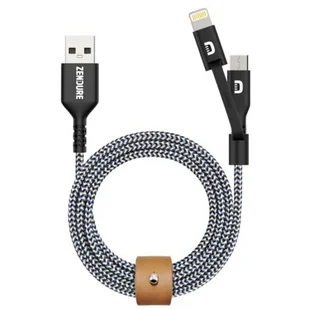 Zendure Zendure kabel USB 2-W-1 2m czarny - Kable USB - miniaturka - grafika 1